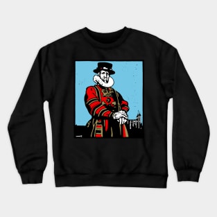 Yeoman Warder or Beefeater - Victorian Portrait Crewneck Sweatshirt